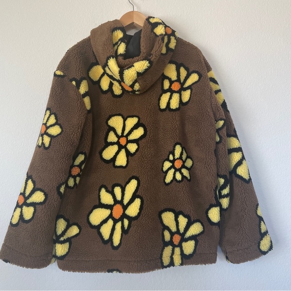 Lazy Oaf Flower Fleece Hoodie - Picture 2 of 8